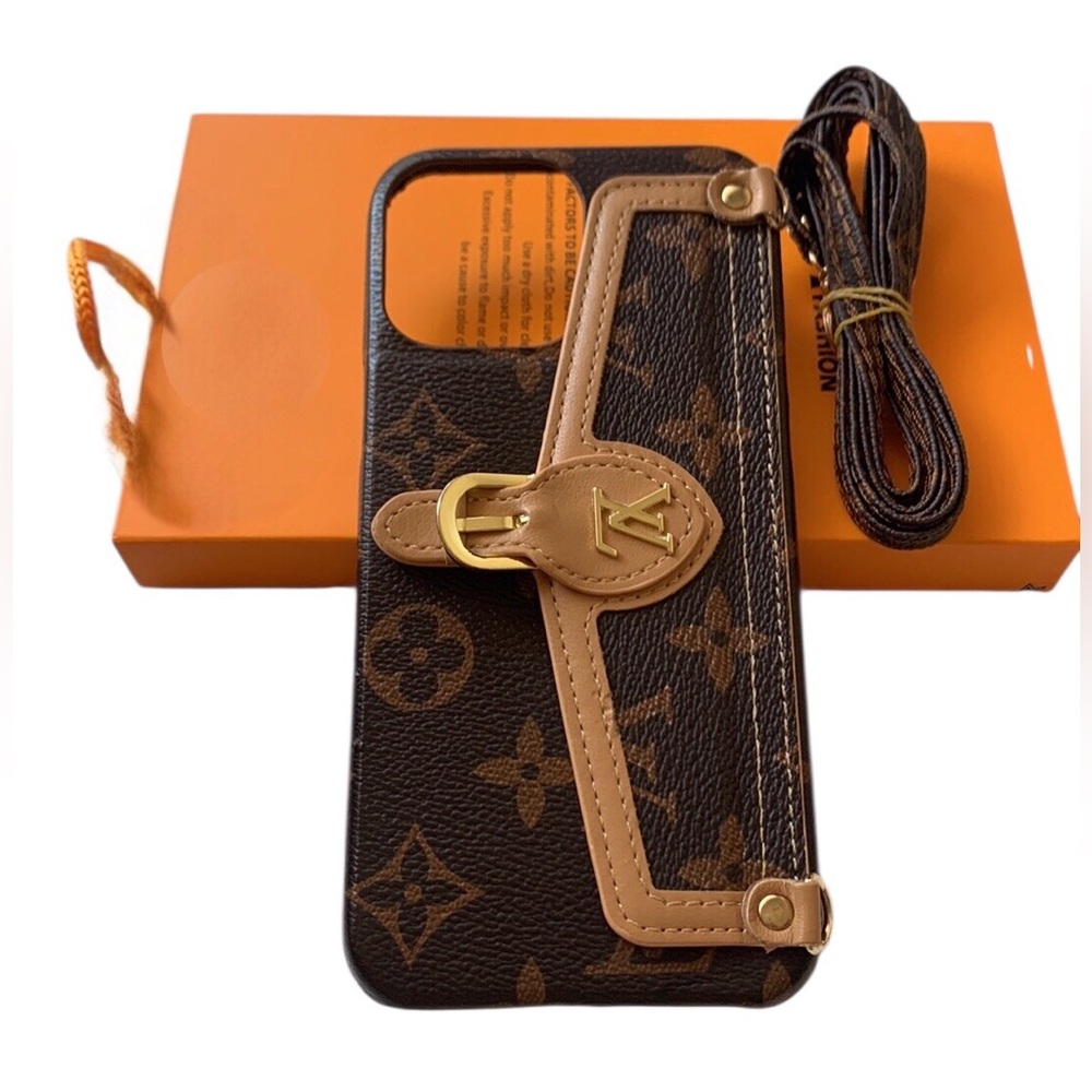 🆕 LV Style Monogram IPhone 13 Pro-Max Phone Case📱 - Picture 5 of 6